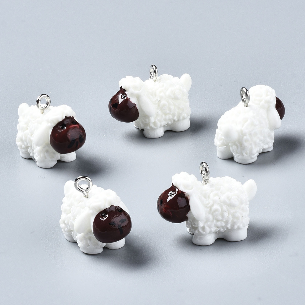 Pendant / Charm,  3D Sheep - 2
