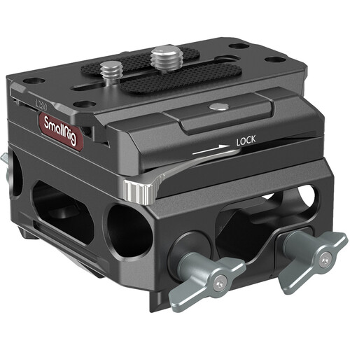 SmallRig 3067  Baseplate with Dual 15mm LWS Rod Clamp