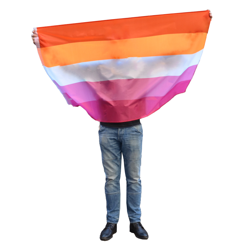 Lesbian Sunset Flag XL-deluxe - 6
