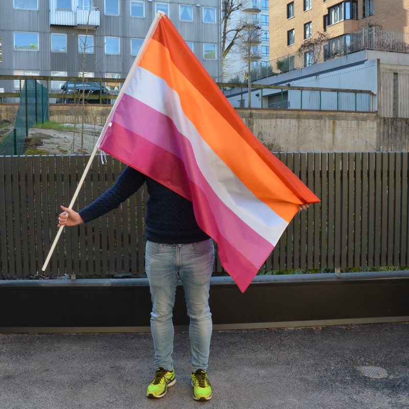 Lesbian Sunset Flag XL-deluxe - 2
