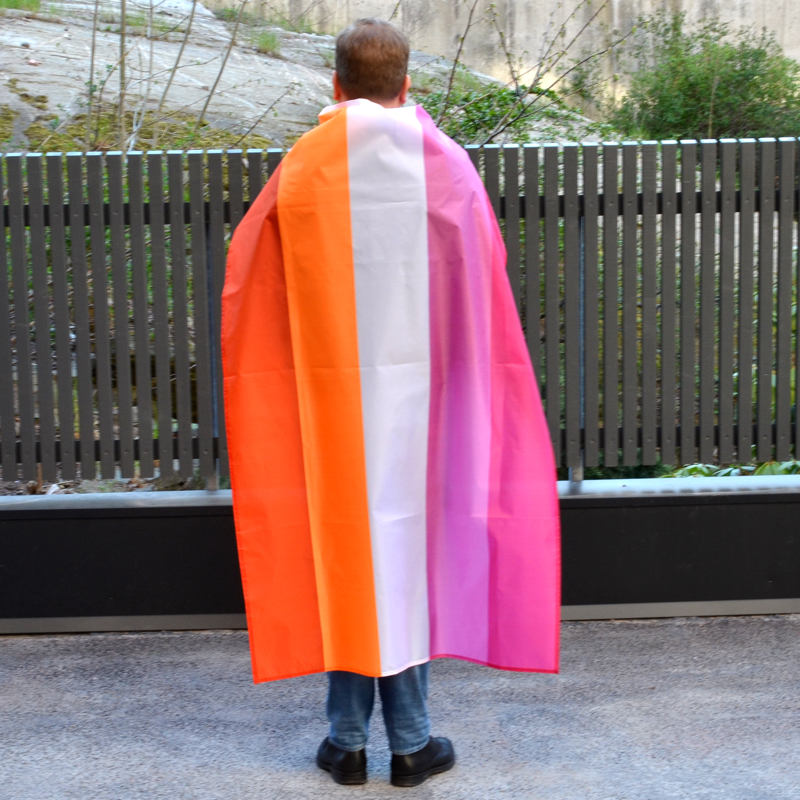 Lesbian Sunset Flag XL-deluxe - 3