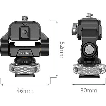 SmallRig 3514 Drop-in HawkLock mini Quick Release Monitor Mount with Cold Shoe