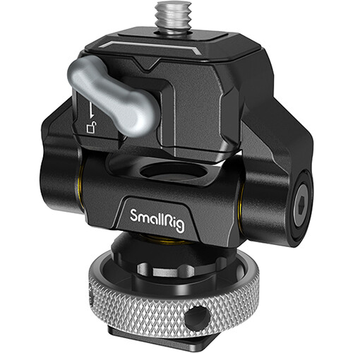 SmallRig 3514 Drop-in HawkLock mini Quick Release Monitor Mount with Cold Shoe