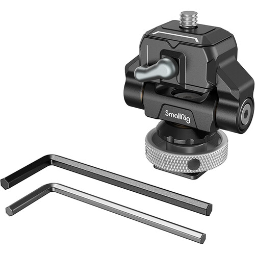 SmallRig 3514 Drop-in HawkLock mini Quick Release Monitor Mount with Cold Shoe - 3