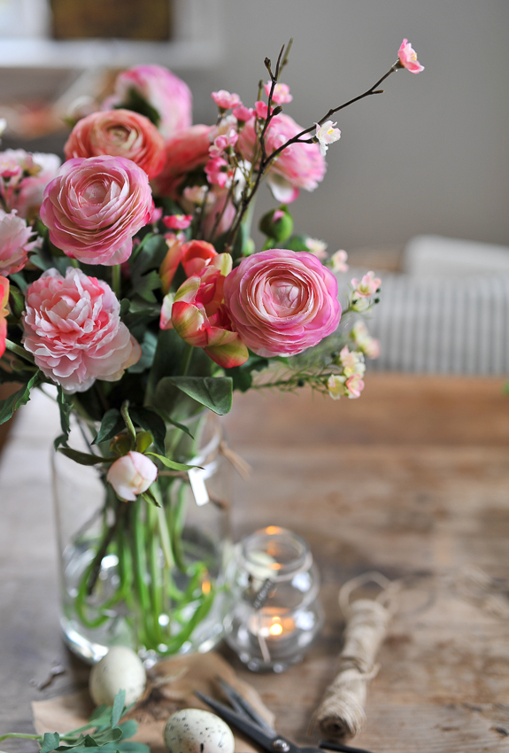 Ranunculus - Ranuncel - Twig - Pink - 50 cm - 6