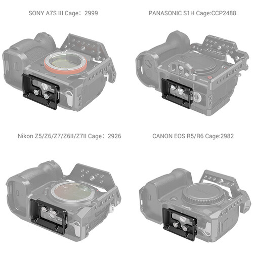 SmallRig 3154 Arca-Type Quick Release Plate for DJI RS 2 & RSC 2 Gimbal - 6