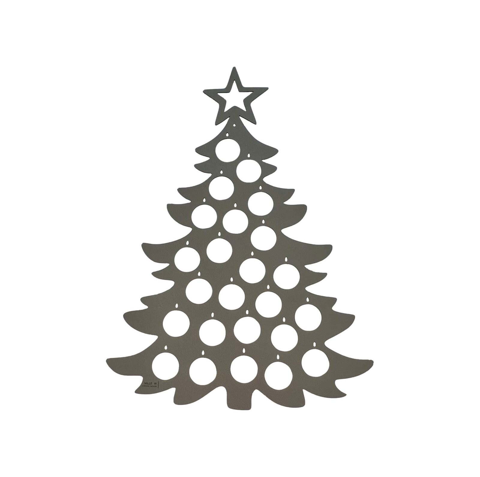Adventskalender i äkta skinn - 3