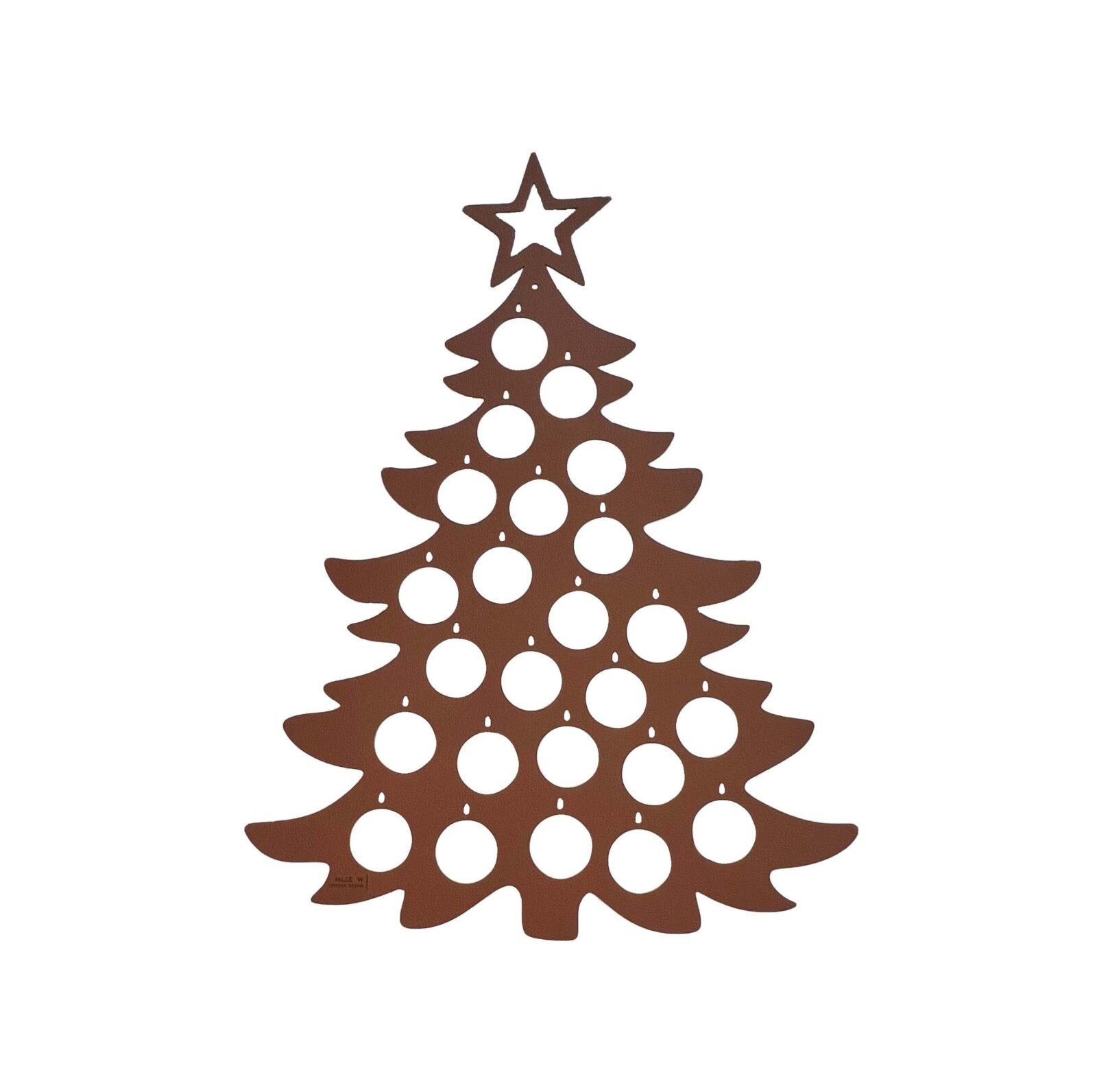 Adventskalender i äkta skinn - 2