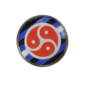 Pins with BDSM flagge