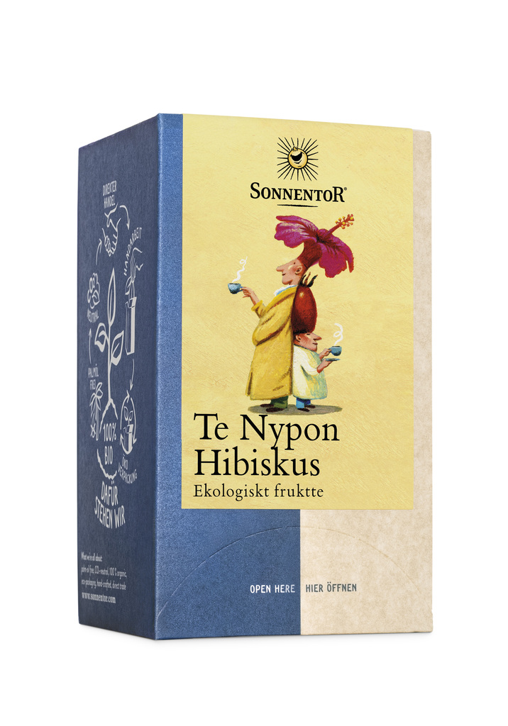 Te Nypon Hibiskus eko 18 påsar Sonnentor
