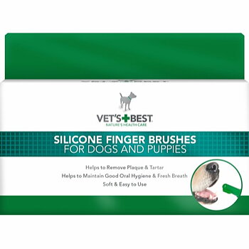 Vet's Best Fingertandborste i Silikon 5-pack