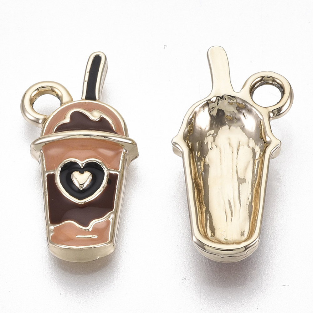 Berlock - Emaljerad  Milkshake , choklad - 2