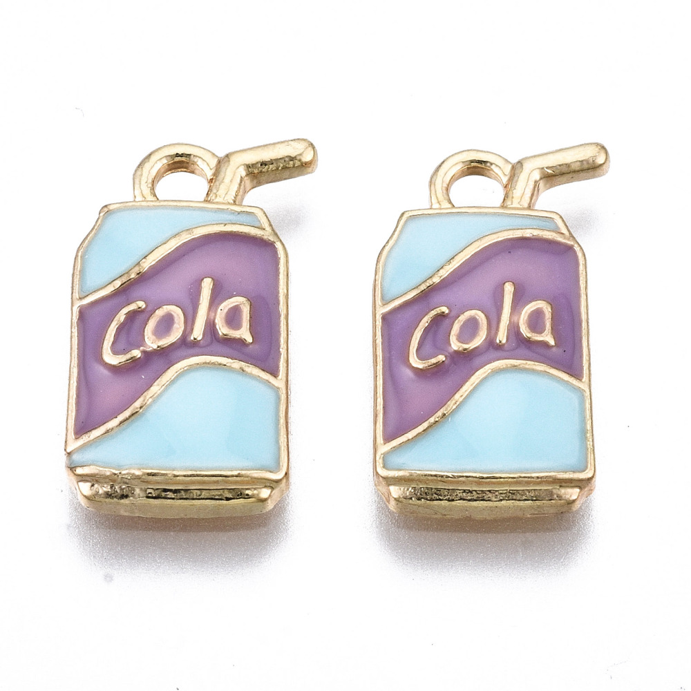 Charm  enameld  Soda Can COla