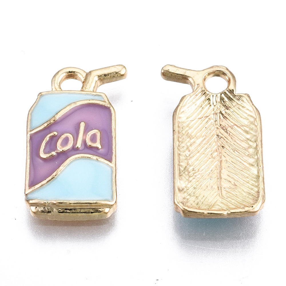 Charm  enameld  Soda Can COla - 2