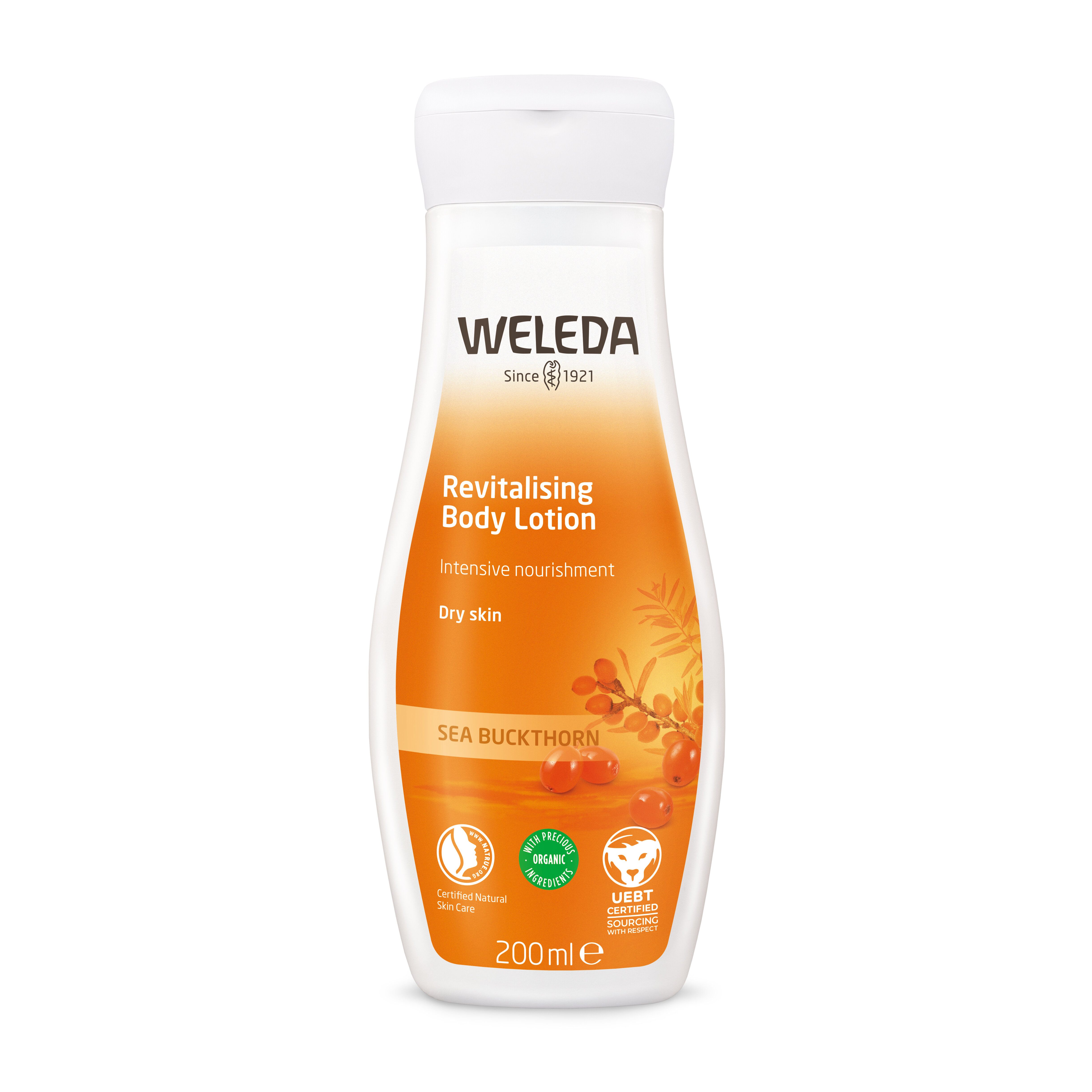  Weleda Sea Buckthorn Revitalising Body Lotion 200ml Weleda