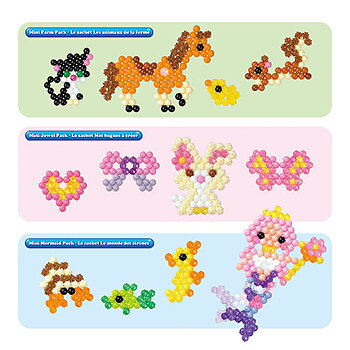 Aquabeads Mini Theme Set, 180 Pärlor, Strykfria