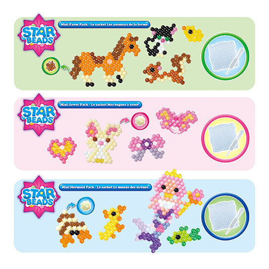Aquabeads Mini Theme Set, 180 Pärlor, Strykfria