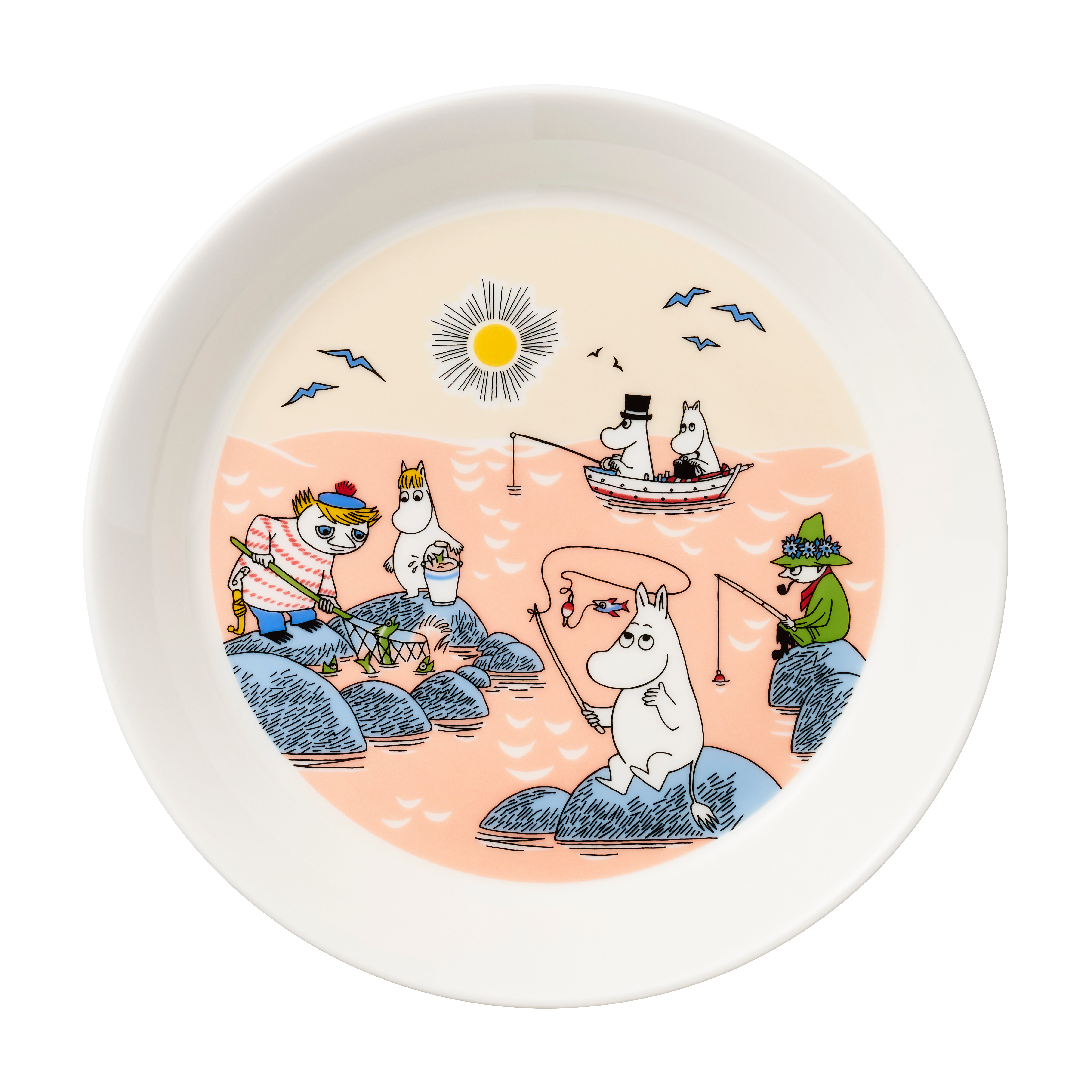 Arabia Moominplate - Season plate 2022 - Fishing - 2