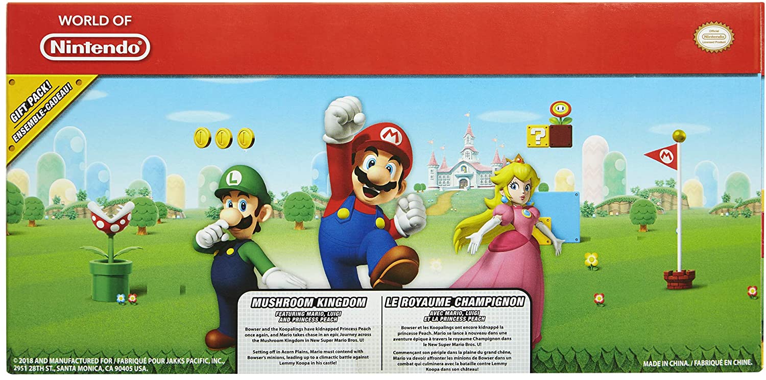 Super Mario, Mushroom Kingdom Diorama, 3-Pack - 2