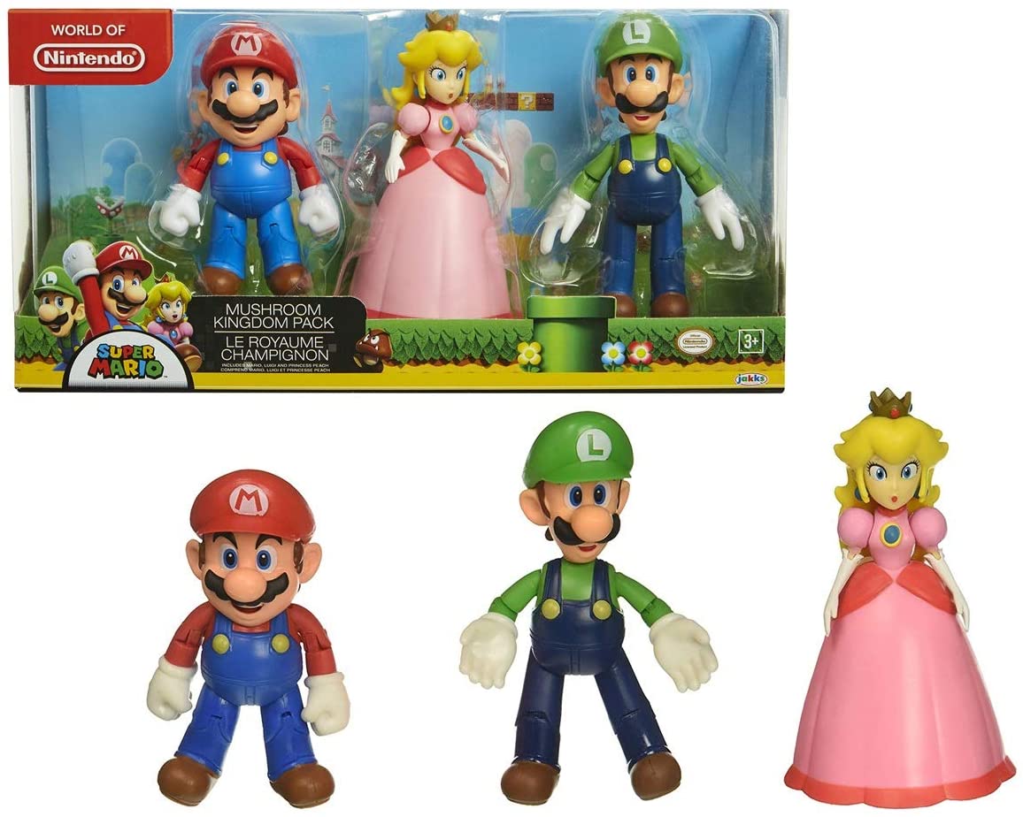Super Mario, Mushroom Kingdom Diorama, 3-Pack - 7