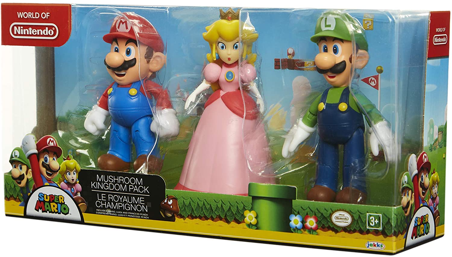 Super Mario, Mushroom Kingdom Diorama, 3-Pack - 4