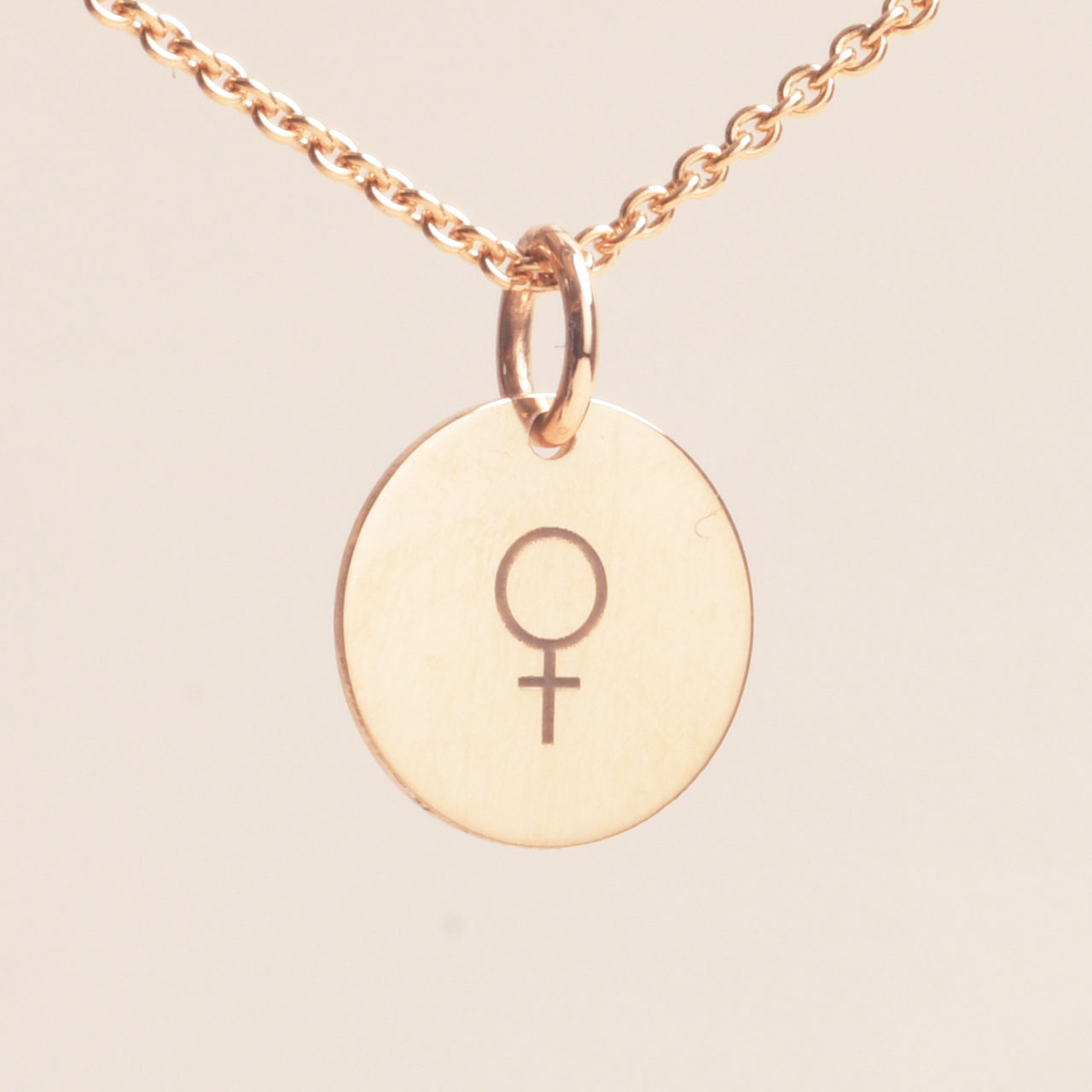 Ida 18k Stamped charm Feministsmith
