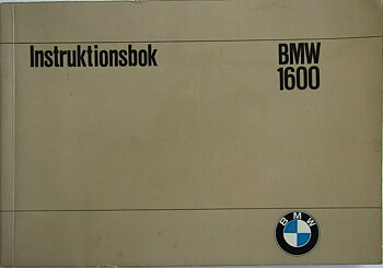 1967 BMW 1600 Instruktionsbok 8-66