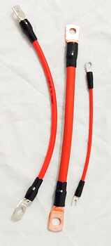 Kabel 50 mm² med/utan kabelskor