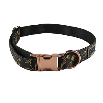 Designhalsband: Ludvig, roséguld