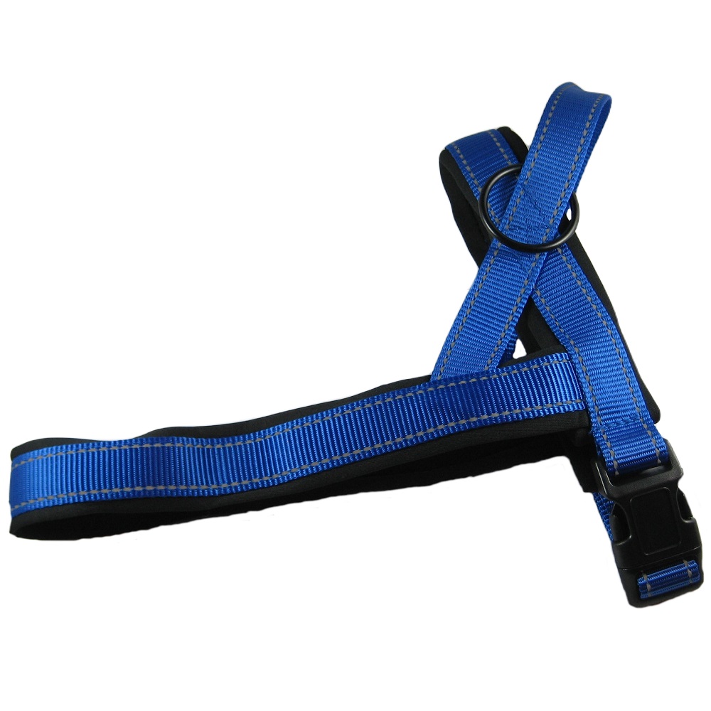 Spårsele reflex med neoprenliner, Blå