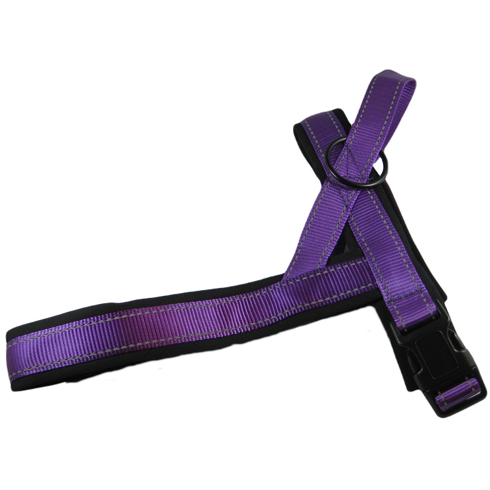 Spårsele reflex med neoprenliner, Lila