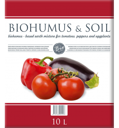 Biohumus Tomat, Paprika, Chili och Aubergine jord 10 liter - 2