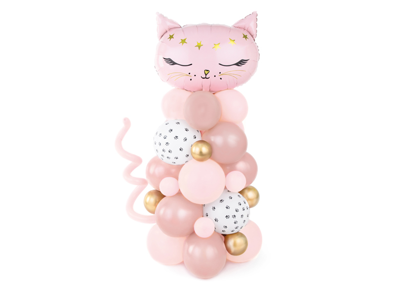 Ballongpaket | Katt-kalas | Rosa