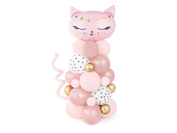 Ballongpaket | Katt-kalas | Rosa