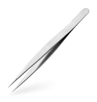 Pincett spetsig - Rostfritt stål & 12cm lång