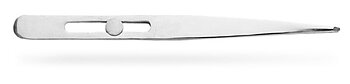 4.75 Stainless Steel Slide Lock Pointed Tweezer