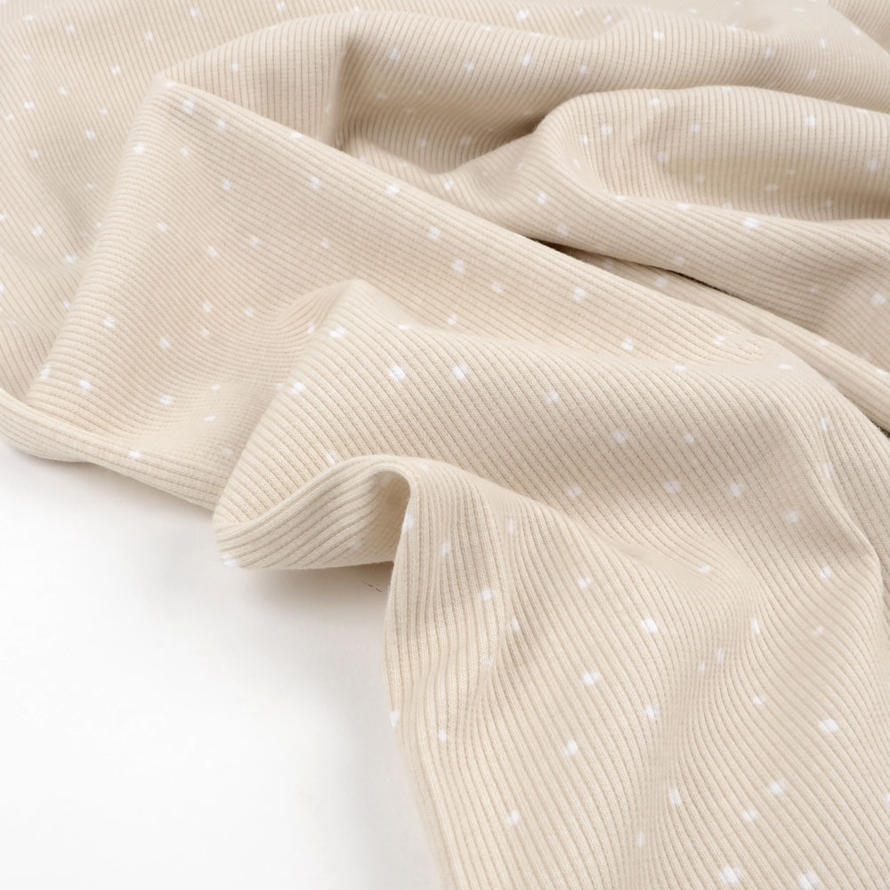 MINI SPOTS RIBBED - SAND