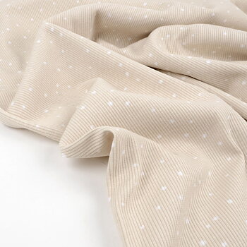 MINI SPOTS RIBBED - SAND