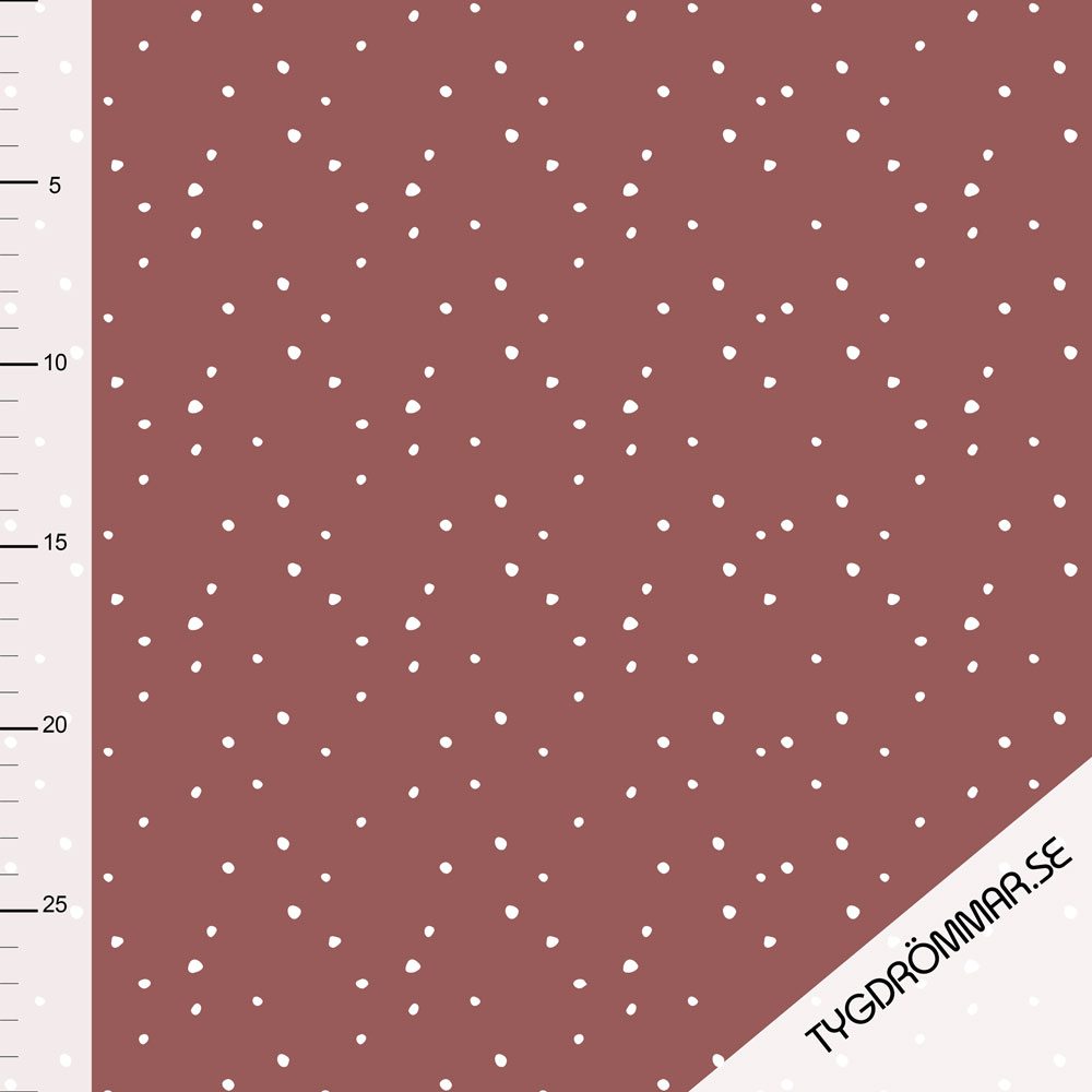 MINI SPOTS RIBBED - MARSALA - 3