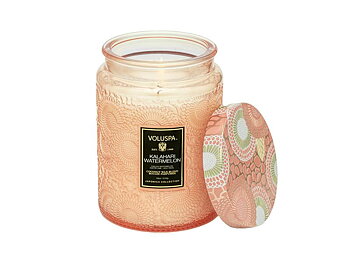 Voluspa Kalahari Watermelon Large Glass Jar - Japonica