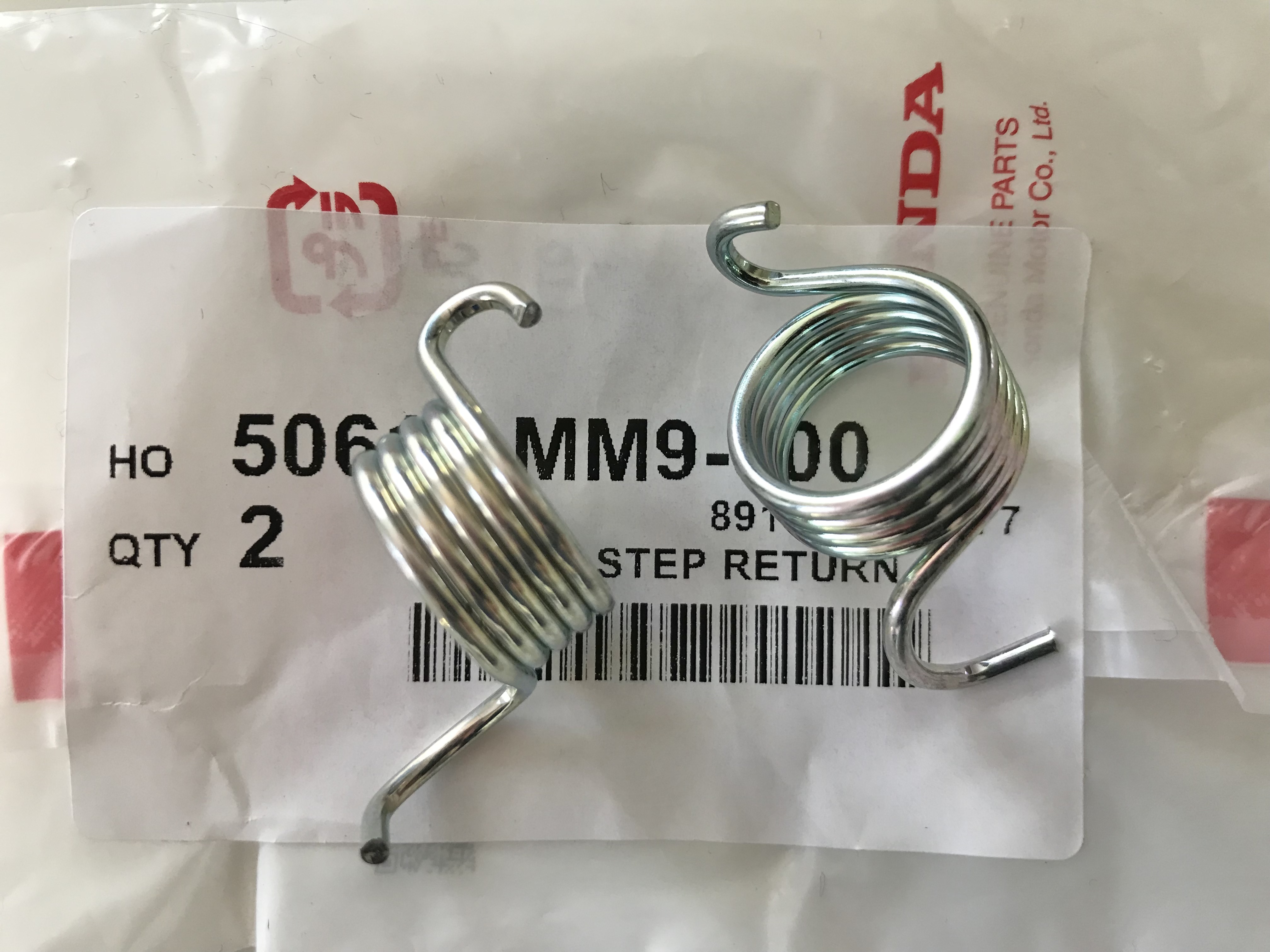 Springs foot pegs Z50 K3-K6