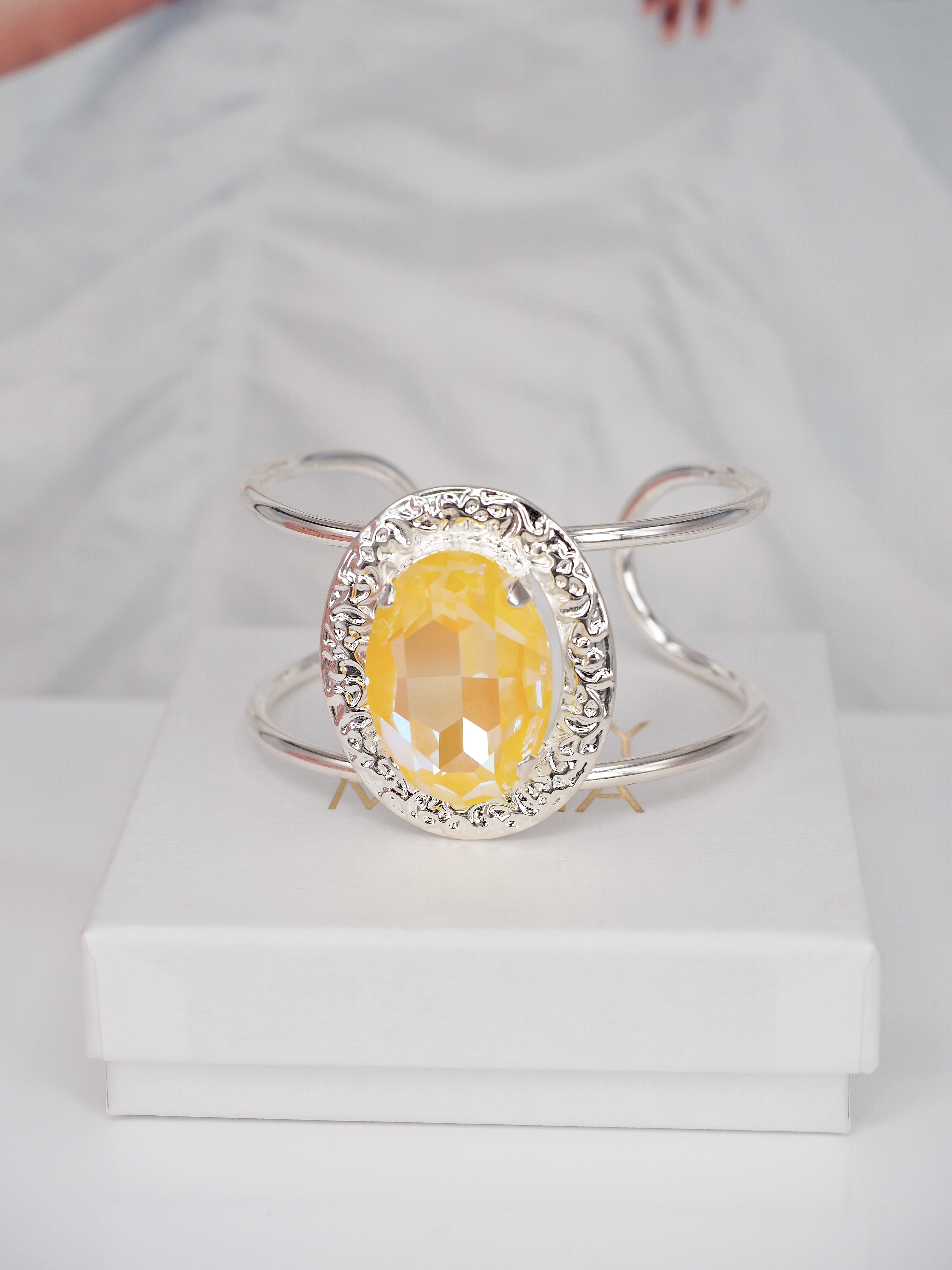 Armband Cuff Demi Sunshine Delite Silver