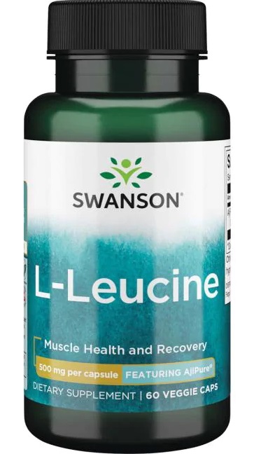 L-Leucine - 500mg - 60 VCaps - Swanson