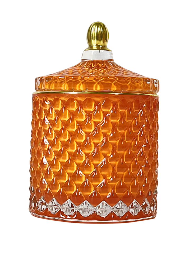 Burk med Lock / Orange