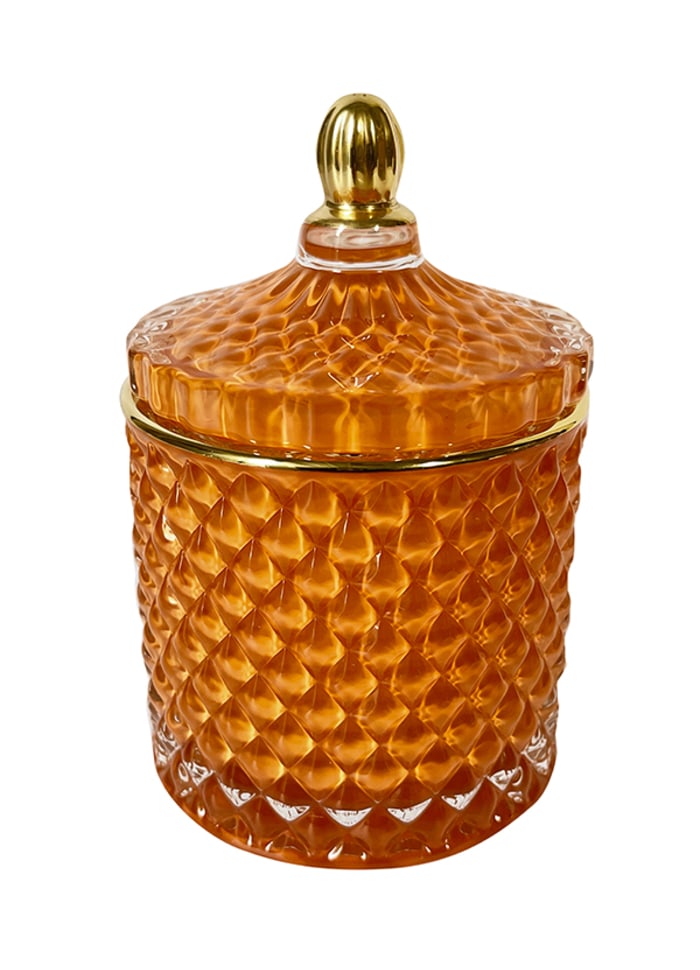 Burk med Lock / Orange