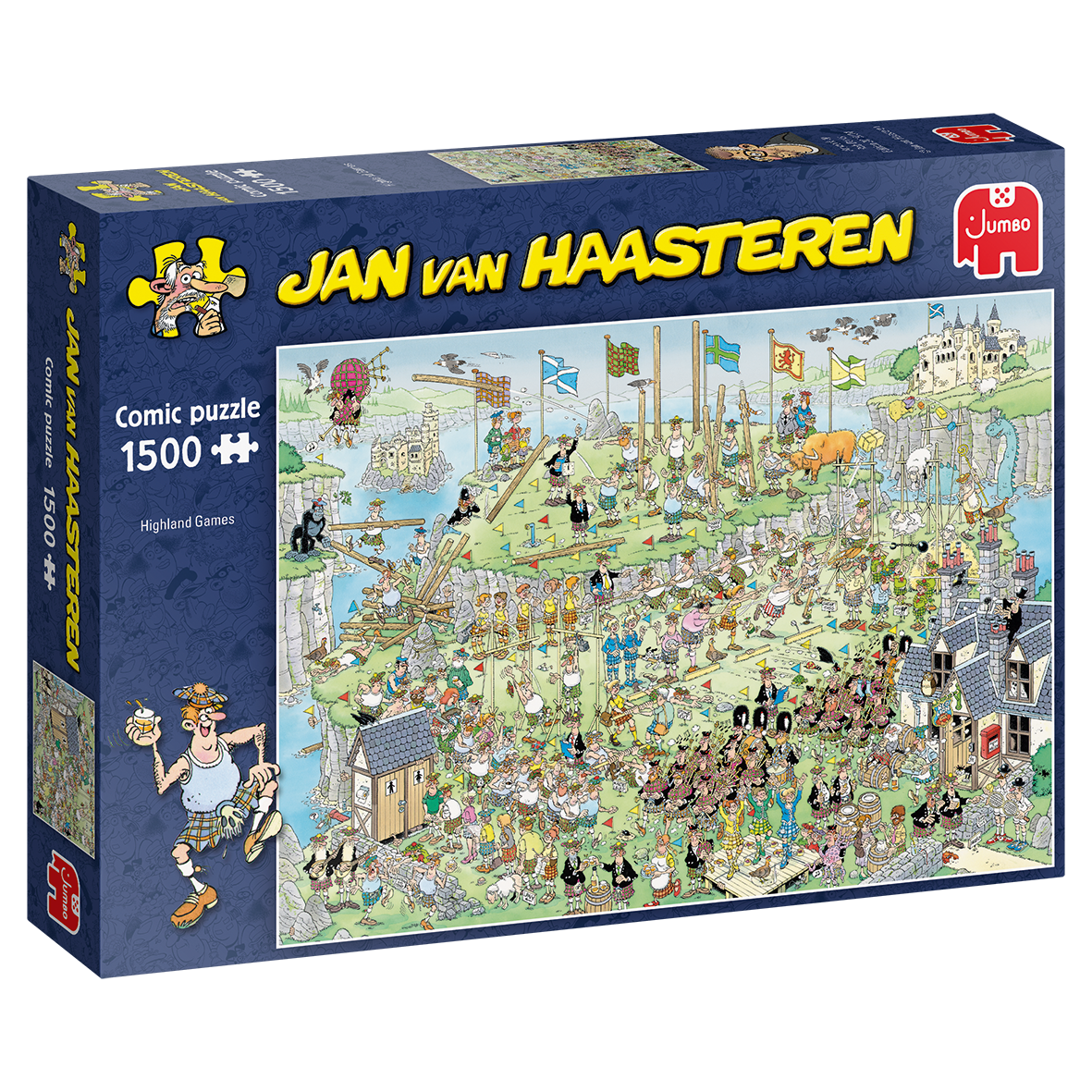 Jan van Haasteren Highland games, Pussel 1500 Bitar