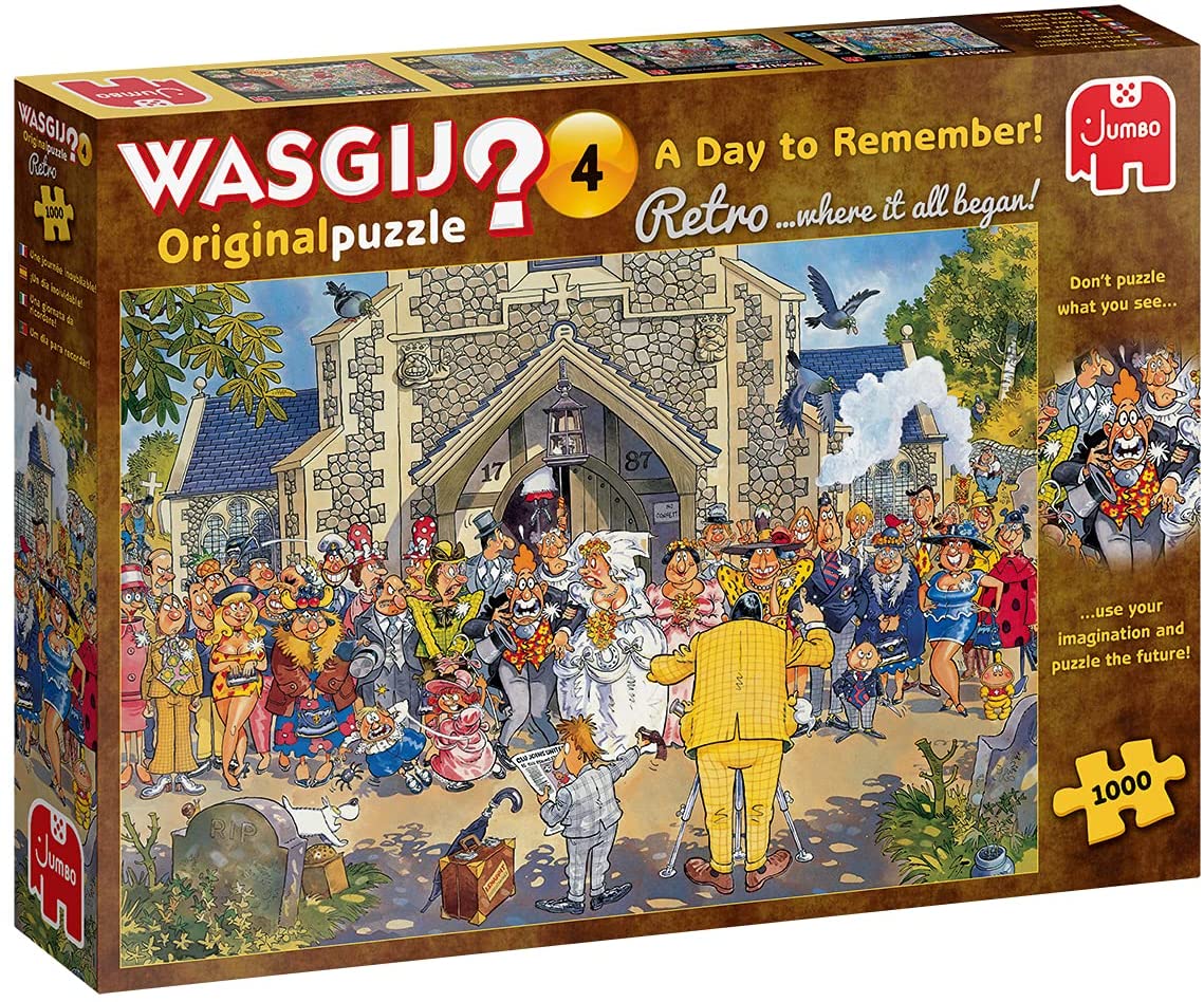 Jumbo Wasgij Retro Original A Day To Remember! Pussel 1000 Bitar