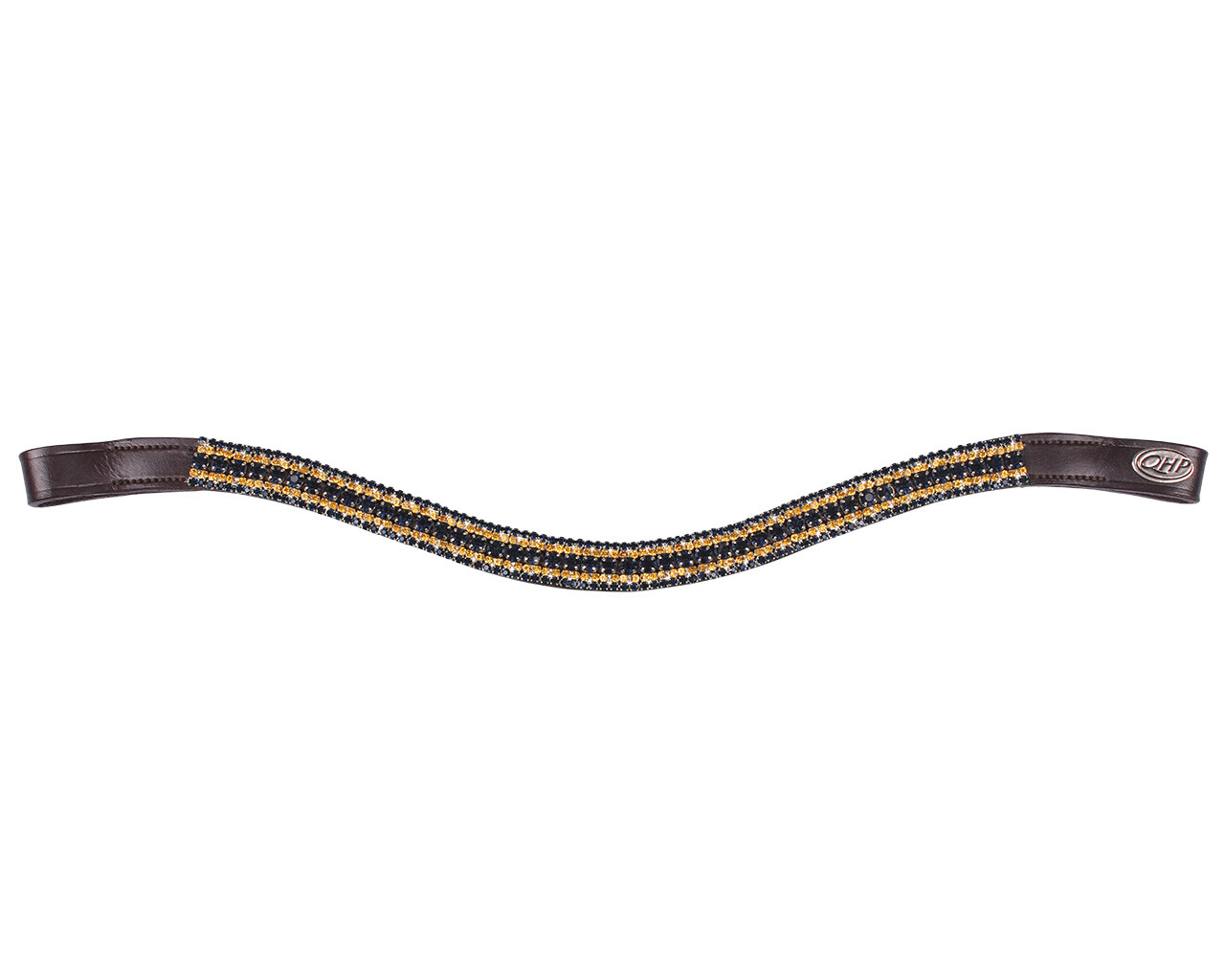 Pannband brun navy