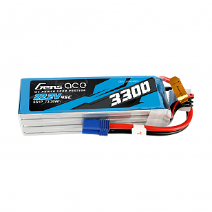 Li-Po Gens ace 6s 3300mAh 22.2V 45C EC5