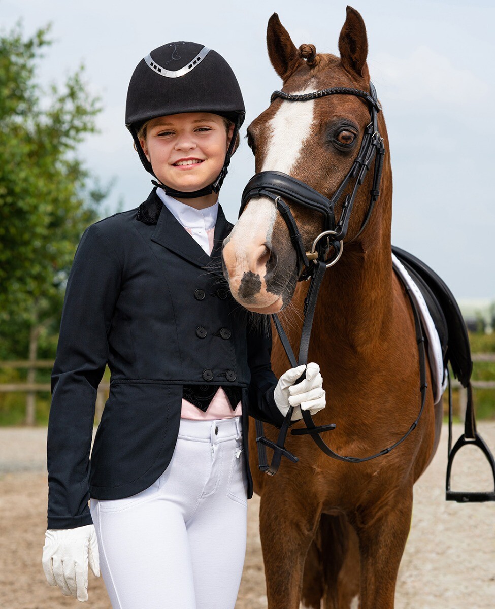 Dressyrfrack barn svart